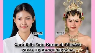 CARA EDIT FOTO KEREN DI PICSART PAKAI HP ANDROID/IPHONE 