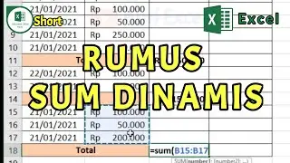 Fast Dynamic Sum Formulas in Microsoft Excel
