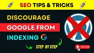 How to Discourage Search Engines From Indexing Your Site😲Save Your WordPress SIte Form Indexing