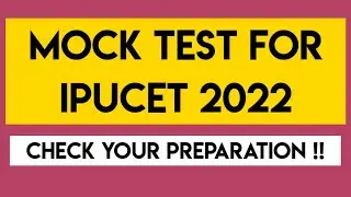 MOCK TEST FOR IPU CET 2022 || SET 2 || MASS COMMUNICATION ENTRANCE EXAM