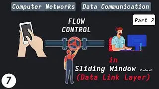7  Flow control in DLL   Sliding window protocol   part 2