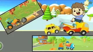 Roller/jcb/Two Truck/ Cartoon Kids Video/ Innocent Farhad Tv
