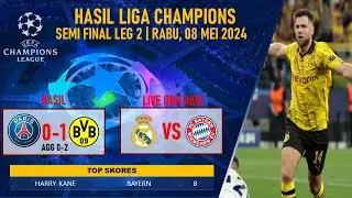 Hasil Semifinal Liga Champions Tadi Malam ~ PSG vs DORTMUND ~ Semifinal Leg 2 UCL 2023/2024