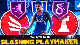 MOST OVERPOWERED SLASHER BUILD in NBA 2K21! BEST SLASHING PLAYMAKER BUILD! 59+ BADGES! CURRENT-GEN