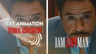 ae inspired text animation on alightmotion|free preset
