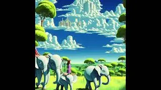 Studio Ghibli Elephant Animation - Stable Diffusion - Deforum
