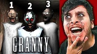 GANÉ TODOS LOS JUEGOS DE GRANNY EN 1 HORA !!