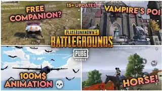 15+ New Things In PUBG/BGMI 3.4 Update | PUBG Mobile 3.4 Beta | New Mode, Horse Vehicle and More 🔥