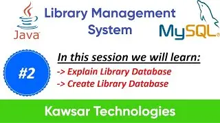 Part 2 — Library Management System in Java Swing | Database Schema Structure & Creation