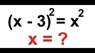 Nice Algebra Equation.