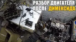 Разбор двигателя с тринашки после димескида