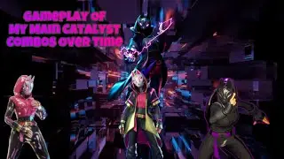 Fortnite Gameplay of every style of my main skin Catalyst