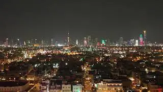 QORTUBA KUWAIT NIGHT VIEW USING DJI MINI 4 PRO