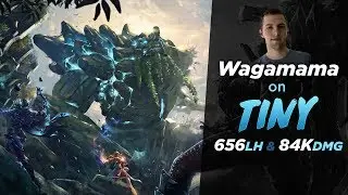 Wagamama on Tiny: 656 LH and 84k DMG in 56 Minutes [Dota 2 PRO Gameplay]