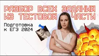 Разбор всех заданий из тестовой части I ЕГЭ – 2024