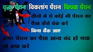 virdha pension ka paisa kaise check kare 2024 me | ( Hindi ) #virdha pension #pension #Niitshtech