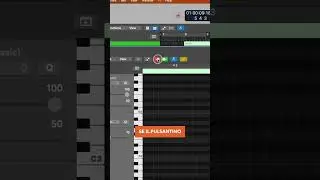 Logic Pro! Piano Roll MIDI In 