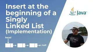 Insert node at the beginning of a Singly Linked List in Java (Implementation)