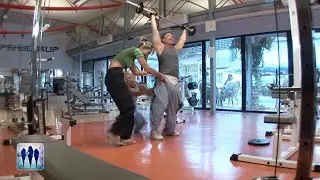 Со штангой и без штанов Пранк Best Fitness Prank @GolyeSmeshnye