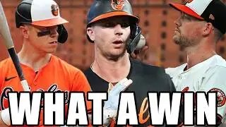 Orioles Hang on vs Rays (Ravens also playing Ball)