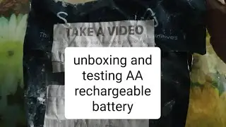 Unboxing and testing Beston rechargeable battery 3000 mah