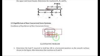 Equilibrium of Force Systems   2