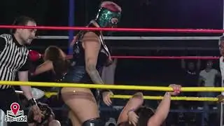 Lady Maravilla/La Hiedra vs Lady Shani/Faby Apache con Promotora Gala en Jiutepec.