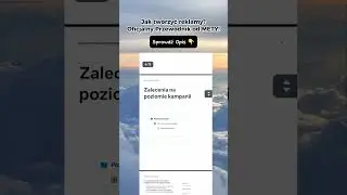 Jak tworzyć reklamy przewodnik od METY - Facebooka
