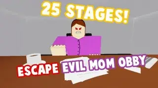 😈 Escape Evil Mom 👩 | Roblox Adventure Obby