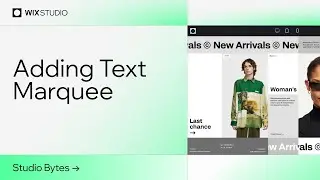 Add a Text Marquee to hero section | Wix Studio