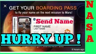 How to Send Your Name to MARS || NASA's MARS MISSION 2020 || MARS ROVER • INSIGHT