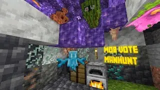 Minecraft Manhunt but we are the Mob Vote