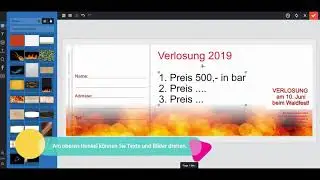 Tombolalose mit Onlinedesigner bei wirdrucken at