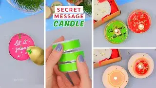 SECRET MESSAGE CANDLE - Holiday Gift Idea 💚 