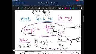 Word Problem of Linear Equations:10th Board Exam.