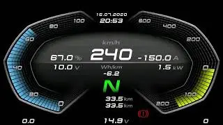 EV dashboard on Nextion 7" 800x480 Intelligent series