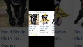 I searched "ink bendy plush'...