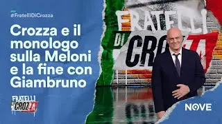 Crozza e il Monologo sulla fine della storia tra Meloni e Giambruno e i fuori onda di Striscia