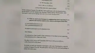 TERM III ASSESSMENT II COMPREHENSION AND ANALYSIS