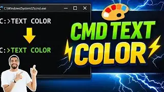 How to Change Command Prompt Text Color in Windows 11 | CMD Color Change