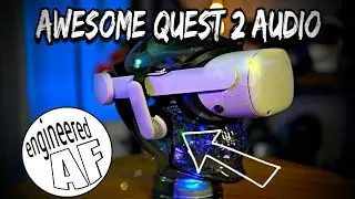 Oculus Quest 2 Audio solution, EngineeredAF Clip on headphones. Excellent audio quality.