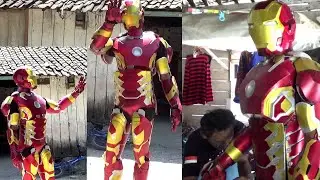 COSTUME  IRONMAN | MY FRIEND WEARING COSPLAY IRON MAN - INSTRUMENTAL ON MY WAY & LILY ALAN WALKER