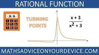 TURNING POINT OF RATIONAL FUNCTIONS (Ep.1 of 5) 📱www.mathsadviceonyourdevice.com