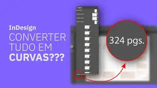 Como converter todo o texto em curvas no InDesign