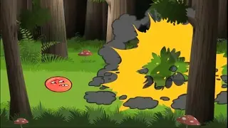 Мультфильм - игра для детей Красный шарик 4 Дремучий лес (Red ball 4 Deep forest)