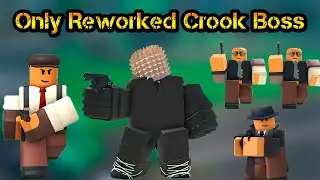 Only Reworked Golden Crook Boss Fallen Mode Roblox Tower Defense Simulator