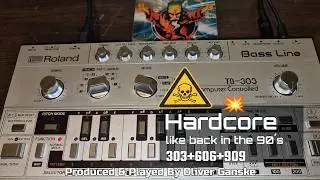 🇩🇪 How to create Hardcore like back in the 90´s 🔥 303+606+909=😈 Hakkuh 🔥 Gabber 🔥 Rave 🔥 Thunderdome