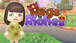 Starting off Poor! | Rags to Riches| Animal Crossing New Horizons