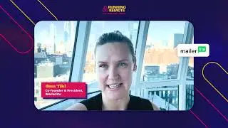 Meet Ilma Tiki - Co-founder & President at @MailerLiteOfficial at Running Remote 2024