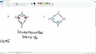 Chapter 6 Problem 10 Angle Relationship of a Kite